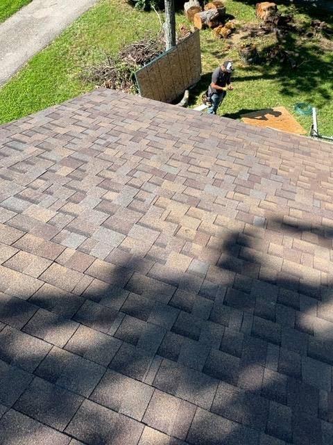 Roof Repair in Dayton — Roof shingles in full section replacement