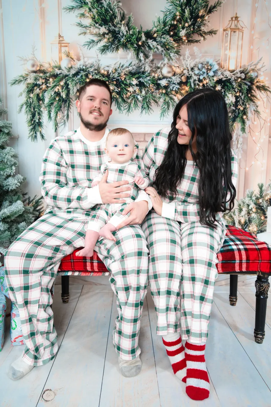 Austin Culp, Owner of A&C Roofing & Remodeling, with his family
